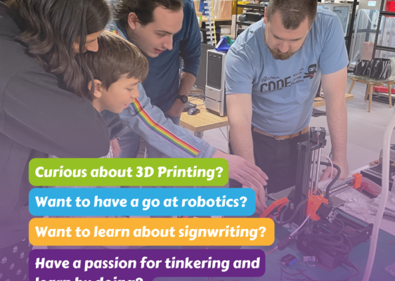Tinkd Makerspace Free Tours - July School Holidays