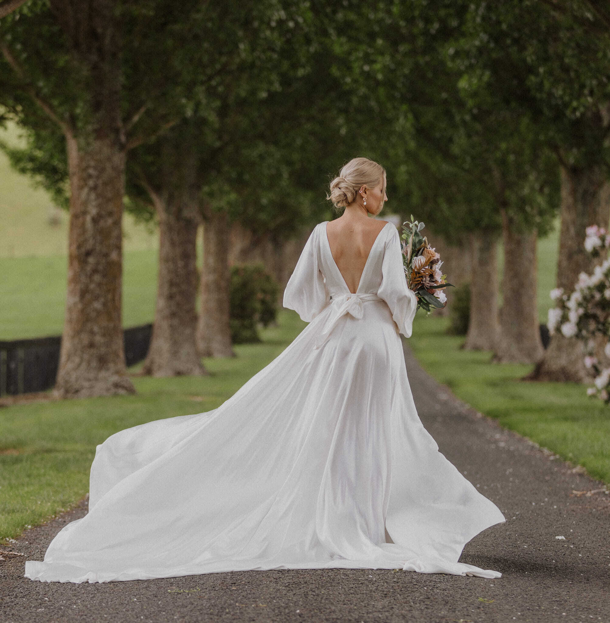 White Silk Bridal Couture